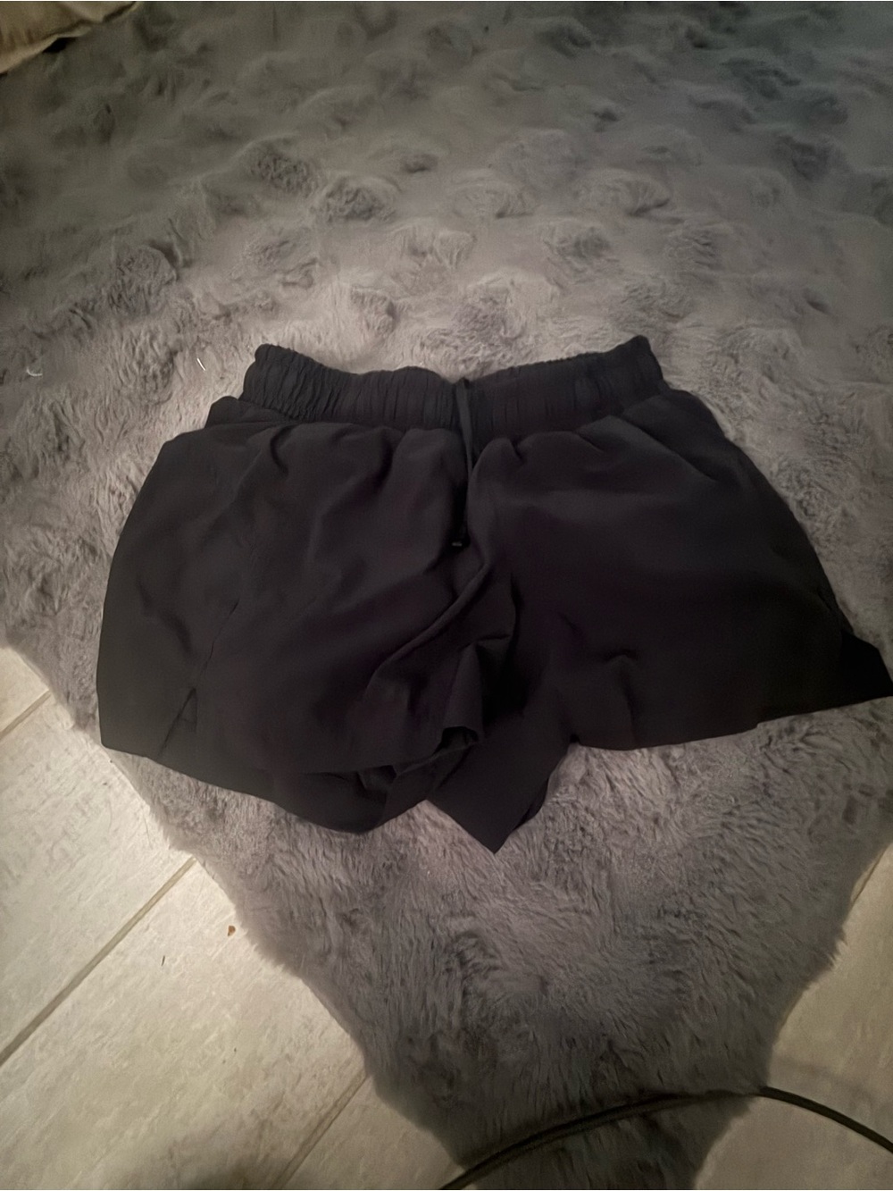 Zella Black Elastic-Waist Athletic Shorts